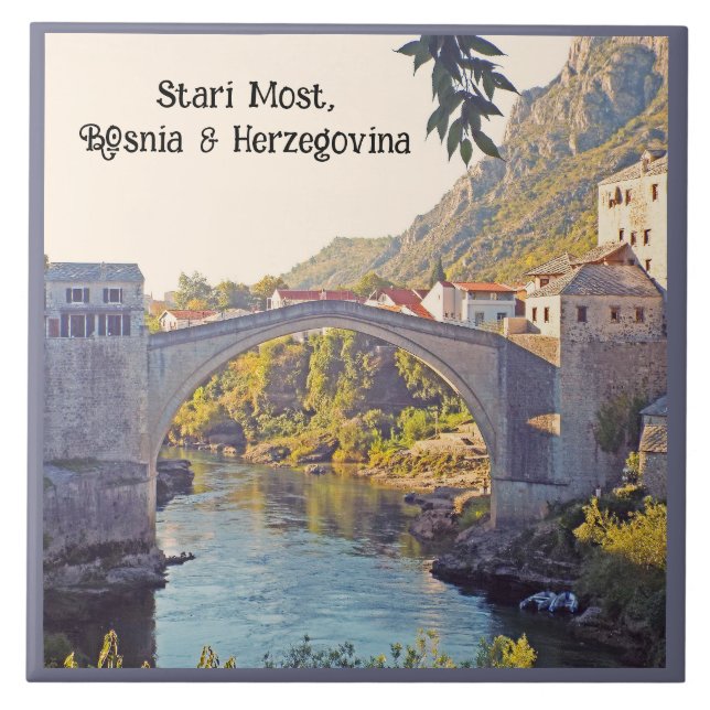 AZULEJO STARI MAS BRIDGE, BOSNIA Y HERZEGOVINA (Frente)