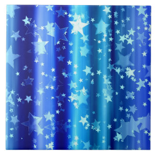 Azulejo Starry Sky, trineo y brillo