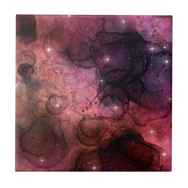 Azulejo Starry Stars Space Galaxy Pattern - Espacio exteri (Frente)