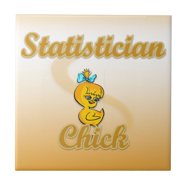 Azulejo Statistician Chick (Frente)