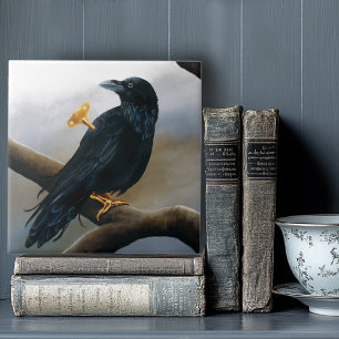 Azulejo Steampunk Black Raven