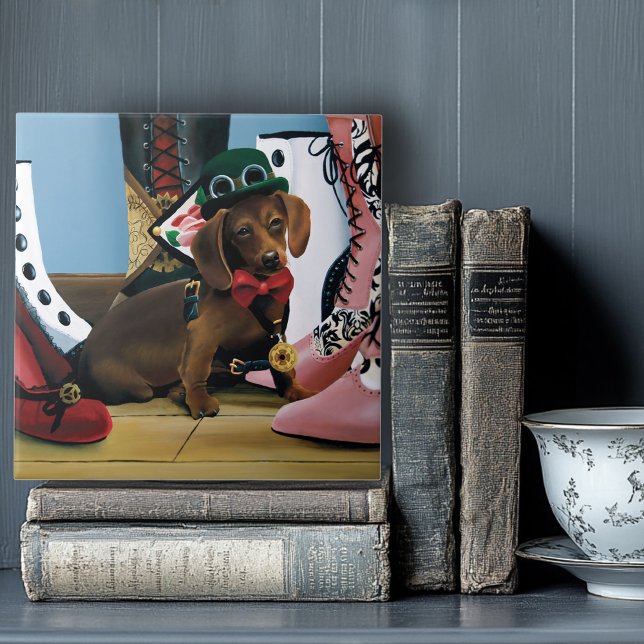 Azulejo Steampunk Dachshund Shoes Boots Victoriano (Subido por el creador)