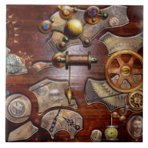 Azulejo Steampunk - Engranajes - Ingeniería inversa