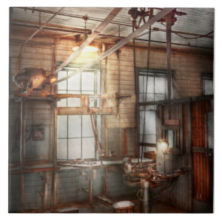 Azulejo Steampunk - Maquinista - La estación de afilado