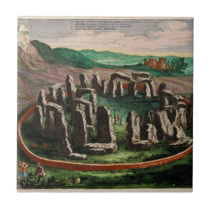 Azulejo Stonehenge de Atlas Van Loon 1649