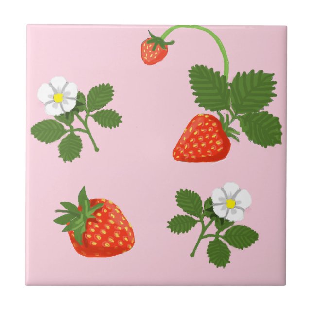 Azulejo Strawberries (Frente)