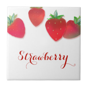 Azulejo Strawberries Mosaico Cerámico