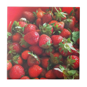 Azulejo Strawberries Tile