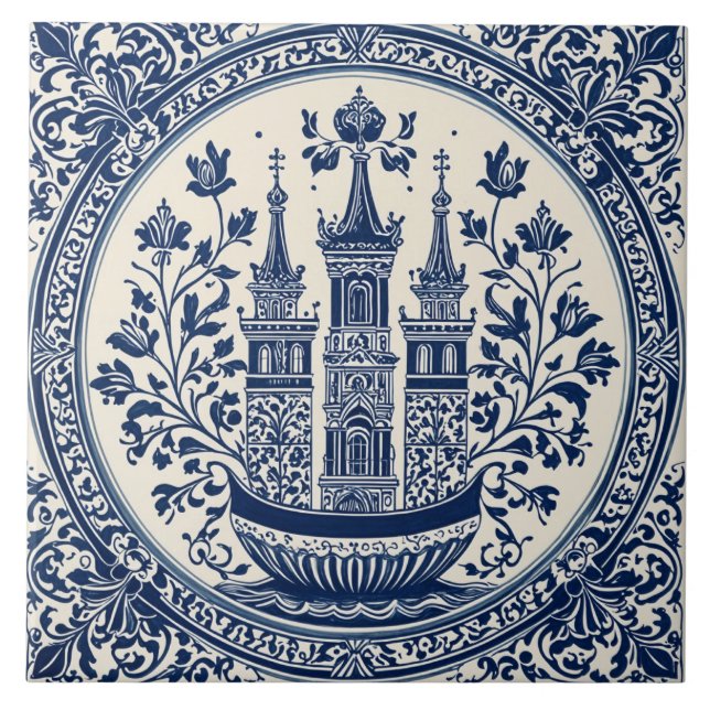Azulejo Style Delft 1 (Frente)