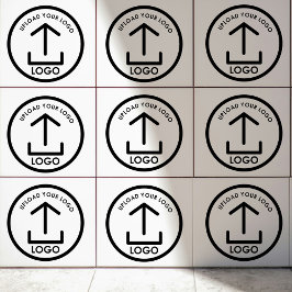 Azulejo Su logotipo aquí Profesional Minimalista