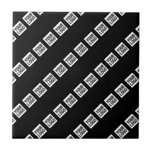 Azulejo Su logotipo, diseño o foto en mosaico diagonalment
