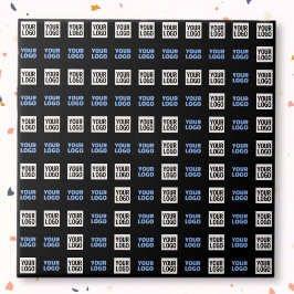 Azulejo Su logotipo o imagen subida | Patrón geométrico