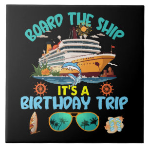 Azulejo Sube Al Barco Es Un Viaje De Cumpleaños
