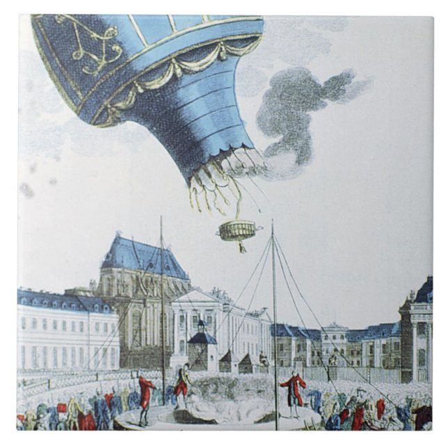Azulejo Subida del globo de aire caliente de los hermanos (Frente)