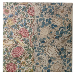 Azulejo "Subió" diseño del papel pintado (el lápiz y w/