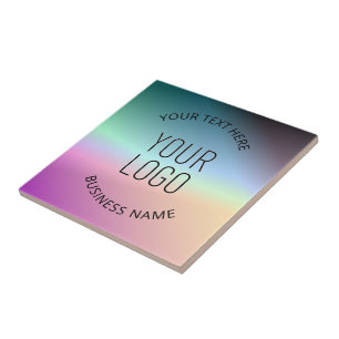 Azulejo Subir logotipo Colores gradientes cambiantes col