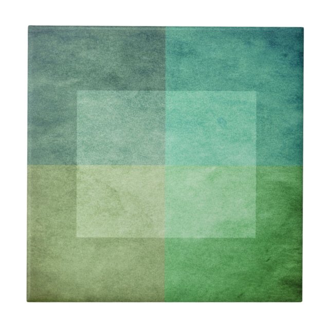 Azulejo sucio acuarela-como el extracto gráfico 3 (Frente)