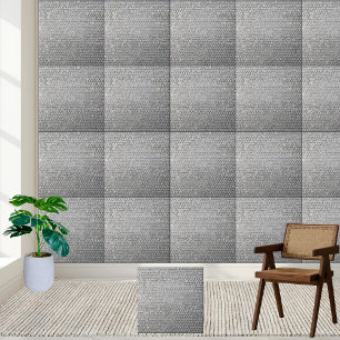Azulejo Suelo elegante con puntas plateadas estilo piedra 
