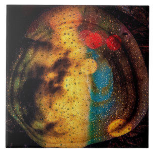 Azulejo Sueño cósmico en colores primarios