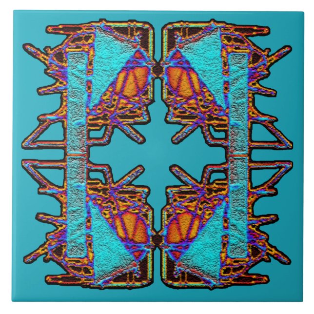 Azulejo Sueño del emblema de las mariposas (Frente)