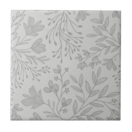 Azulejo Sueños de prados florales encantados L5 Blanco gri