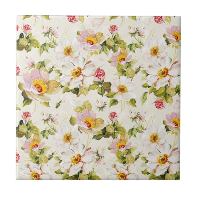 Azulejo Sueños Florales #8 en Susiejayne (Frente)