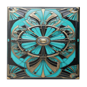 Azulejo Sueños Turquesa Tile Cerámico