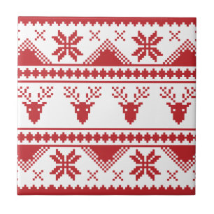 Azulejo suéter de navidades feos