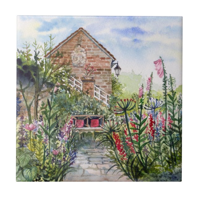 Azulejo Summer Wildflower English Garden in York (Frente)