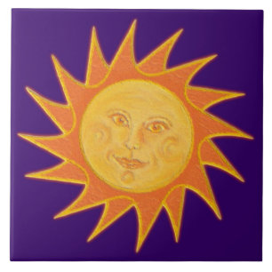 Azulejo Sun