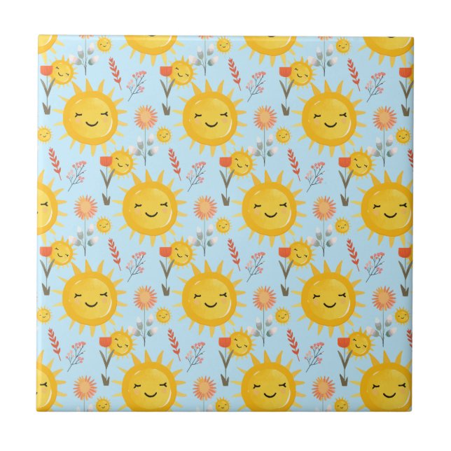 Azulejo Sun Pattern (Frente)