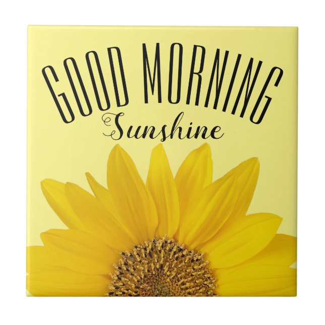 Azulejo Sunflower Good Morning Sunshine (Frente)