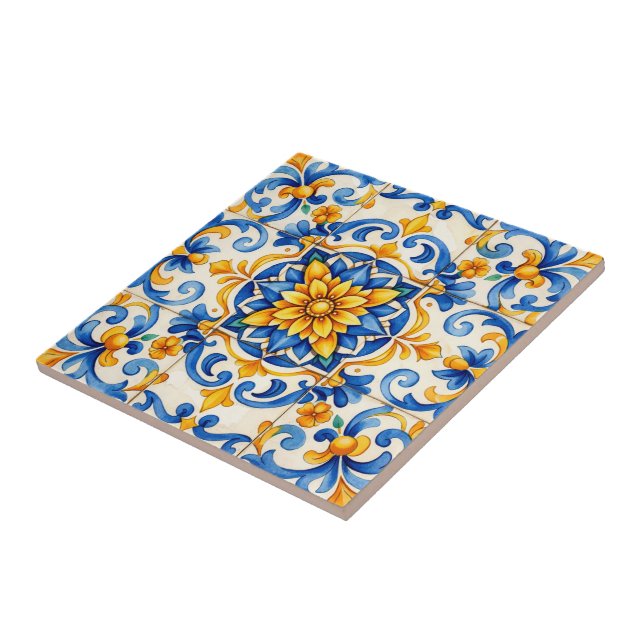 Azulejo Sunlit Petal Carnival Tile (Lado)