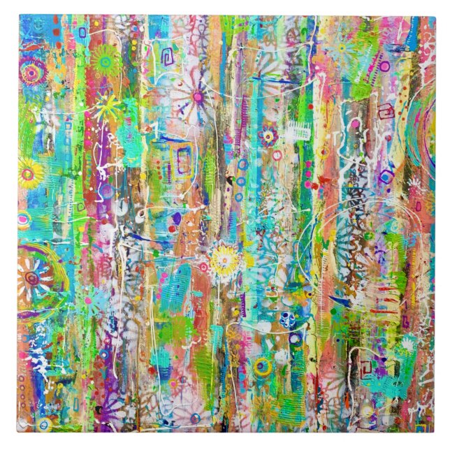 Azulejo Sunny Days 6 x 6 Tile Cerámico (Frente)