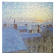 Sunrise over the Rooftops (por Eugène Jansson)