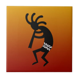 Azulejo Sunset Desierto Sudoeste Kokopelli Tile Cerámico