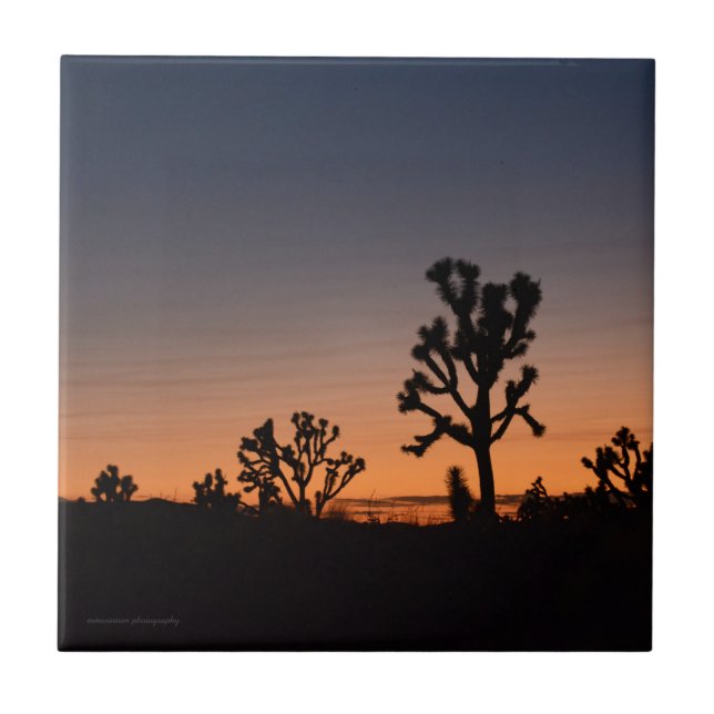Azulejo Sunset Joshua Trees (Frente)