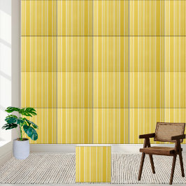 Azulejo Sunshine Stripe amarillo Cerámica Estilo 2