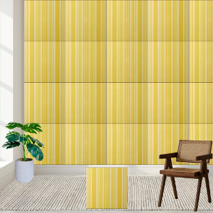 Azulejo Sunshine Stripe amarillo Cerámica Estilo 2
