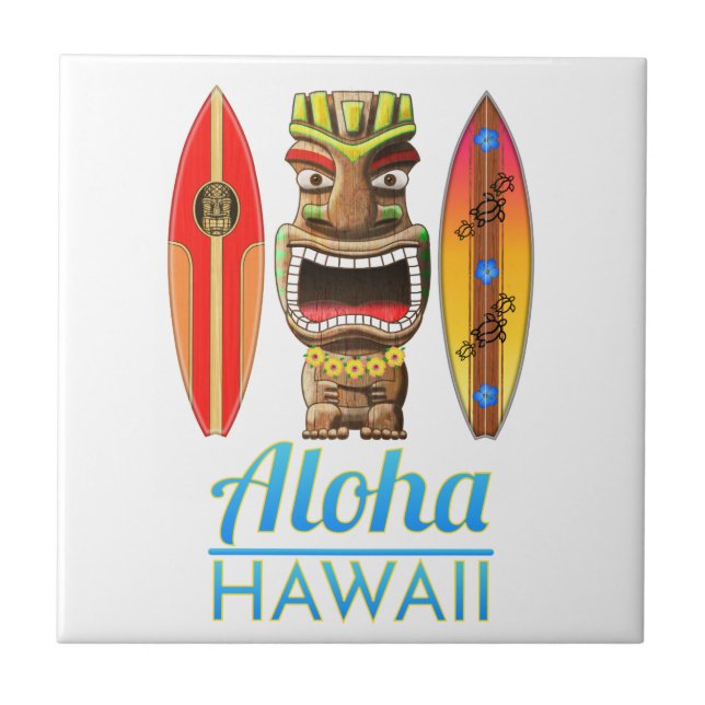 Azulejo Surf Aloha Hawaii Hawaii (Frente)