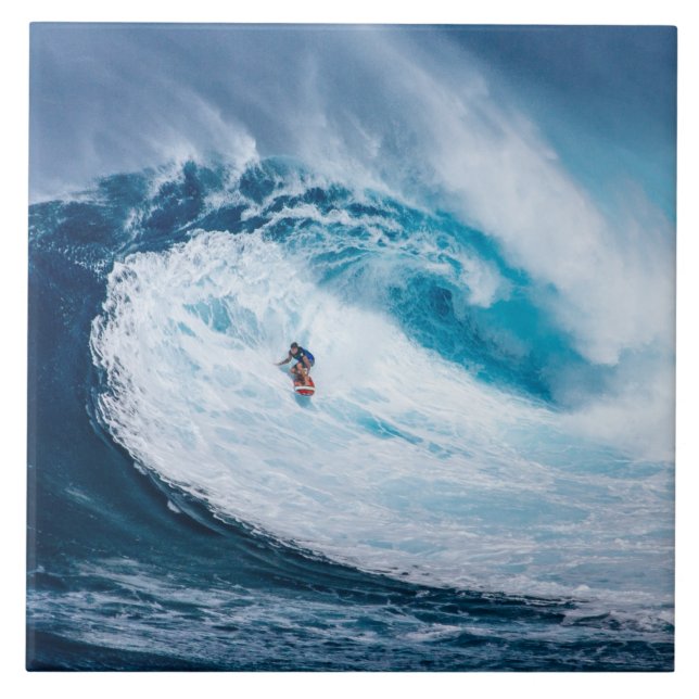 Azulejo Surfing the Tubes (Frente)