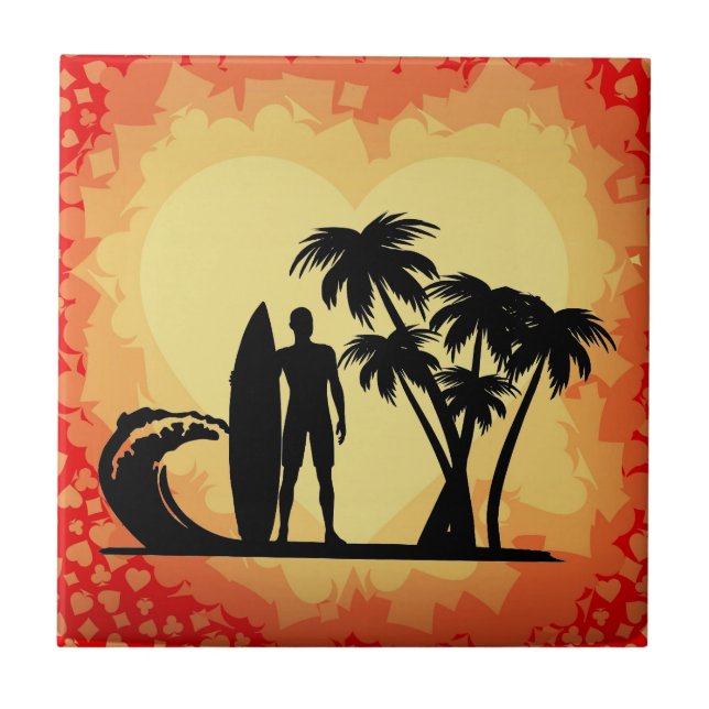 Azulejo Surfista (Frente)