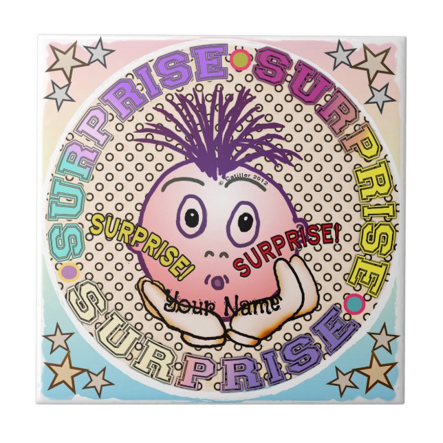 Azulejo Surprised Face  (Frente)