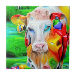 Azulejo Surreal Farm Art