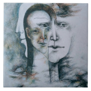 Azulejo Surrealismo digital de arte fino