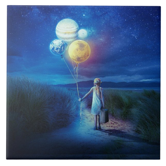 Azulejo Surrealista camino a su futuro (Frente)