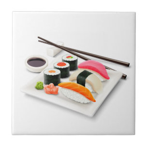 Azulejo Sushi de comida japonesa