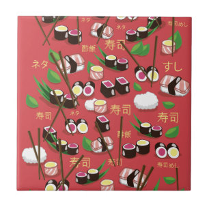 Azulejo Sushi Rojo