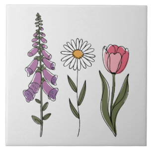 Azulejo Sutil Anti-Trump - Tulipán de dedalera III