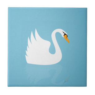Azulejo Swan